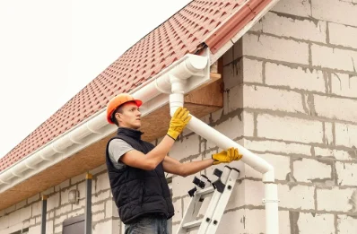 Pose et remplacement de gouttières à Turckheim